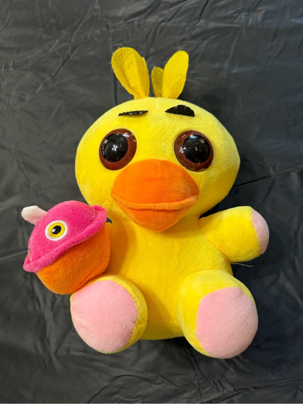 10” Large Size Five Nights At Freddys FNAF Chica With Cupcake Plush Doll Toy US